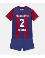 Barcelona Joao Cancelo #2 Kotipaita Lasten 2023-24 Lyhythihainen (+ shortsit)